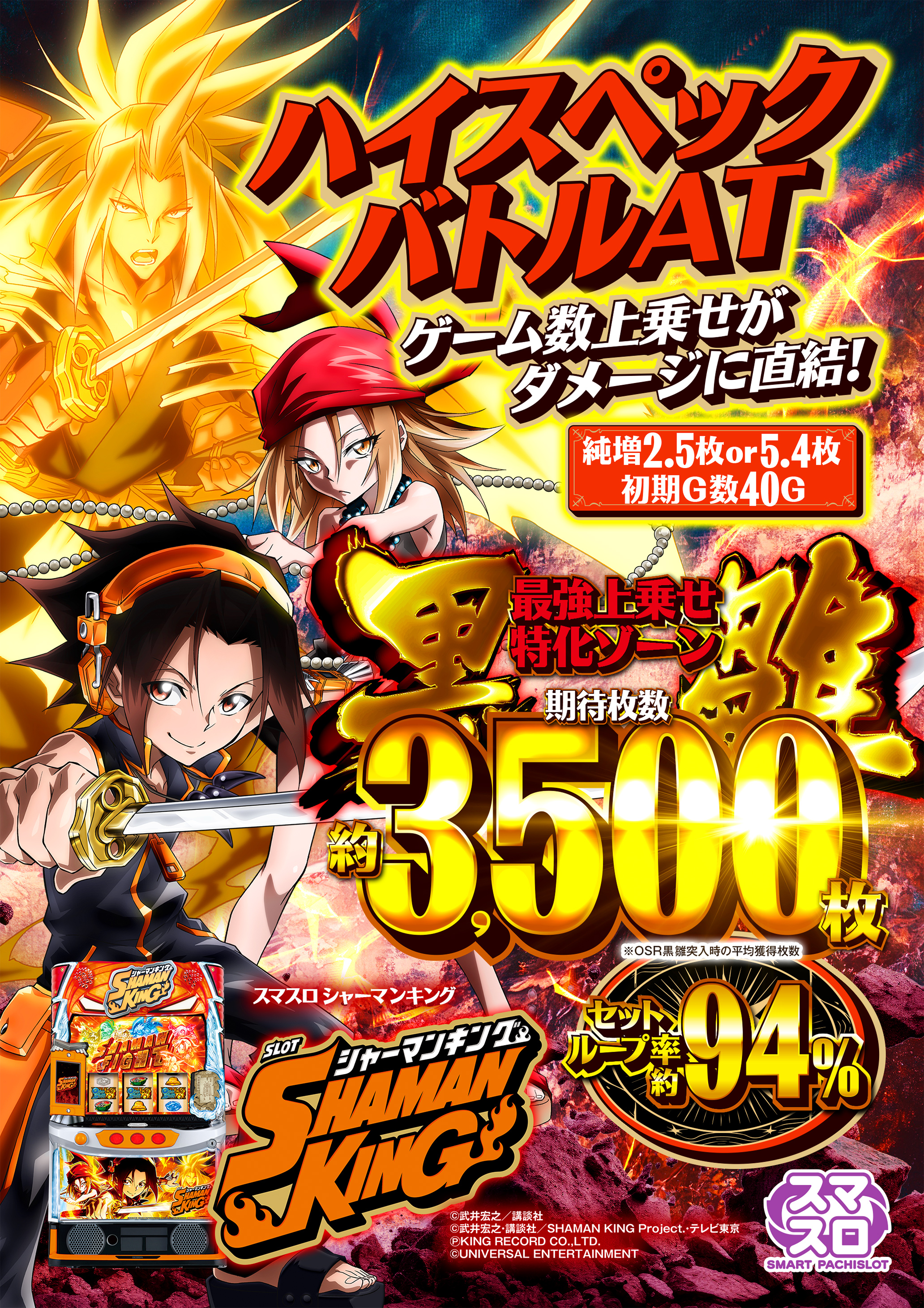 スマスロ シャーマンキング ポスター縦 A - 【公式】キング観光笠寺店